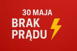 30 maja brak pradu