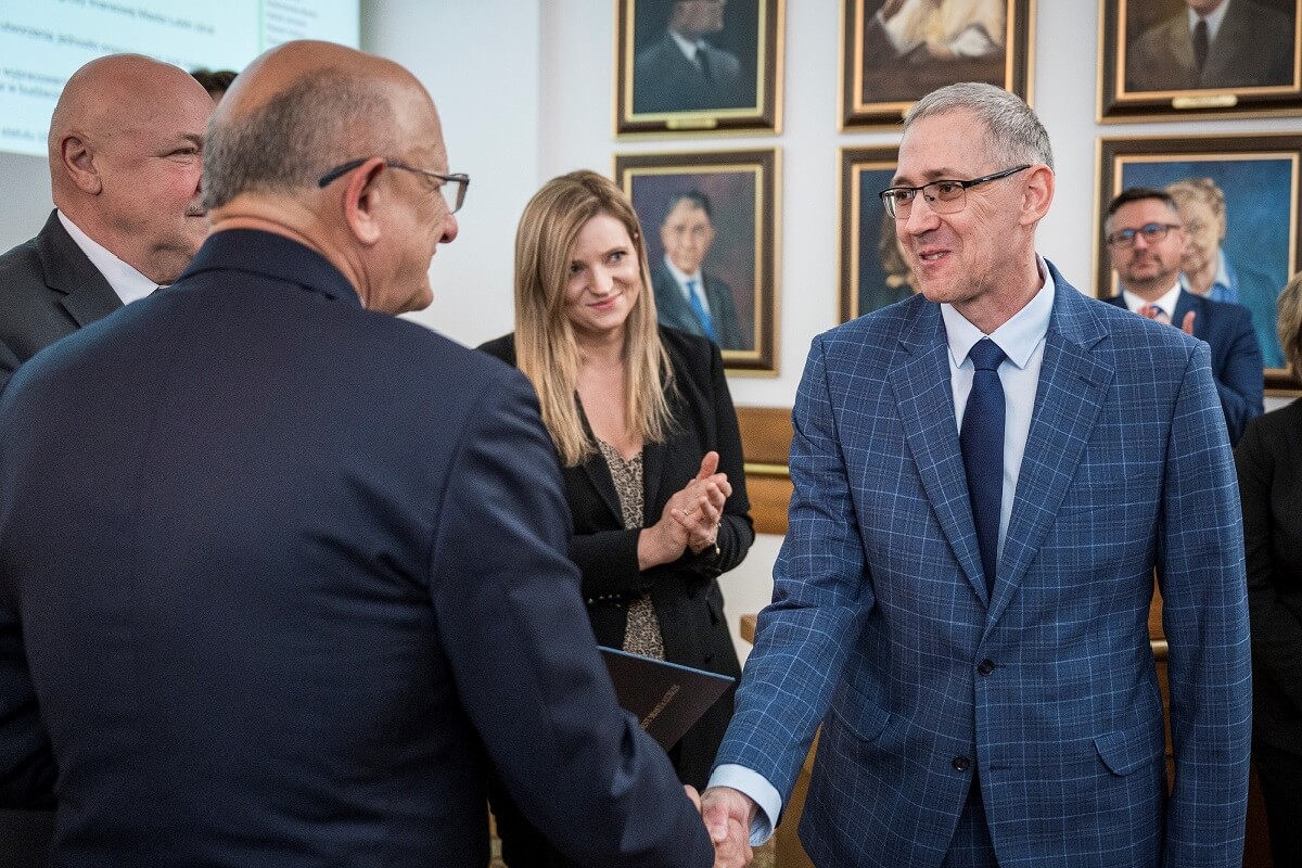 Szeremeta, Mirosław, Siembida zostali laureatami Nagród Miasta Lublin w dziedzinie sportu za 2024 rok (zdjęcia) 2 Gratulacje od Prezydenta Lublina