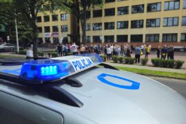 pikieta przed siedziba pge dystrybucja w lublinie