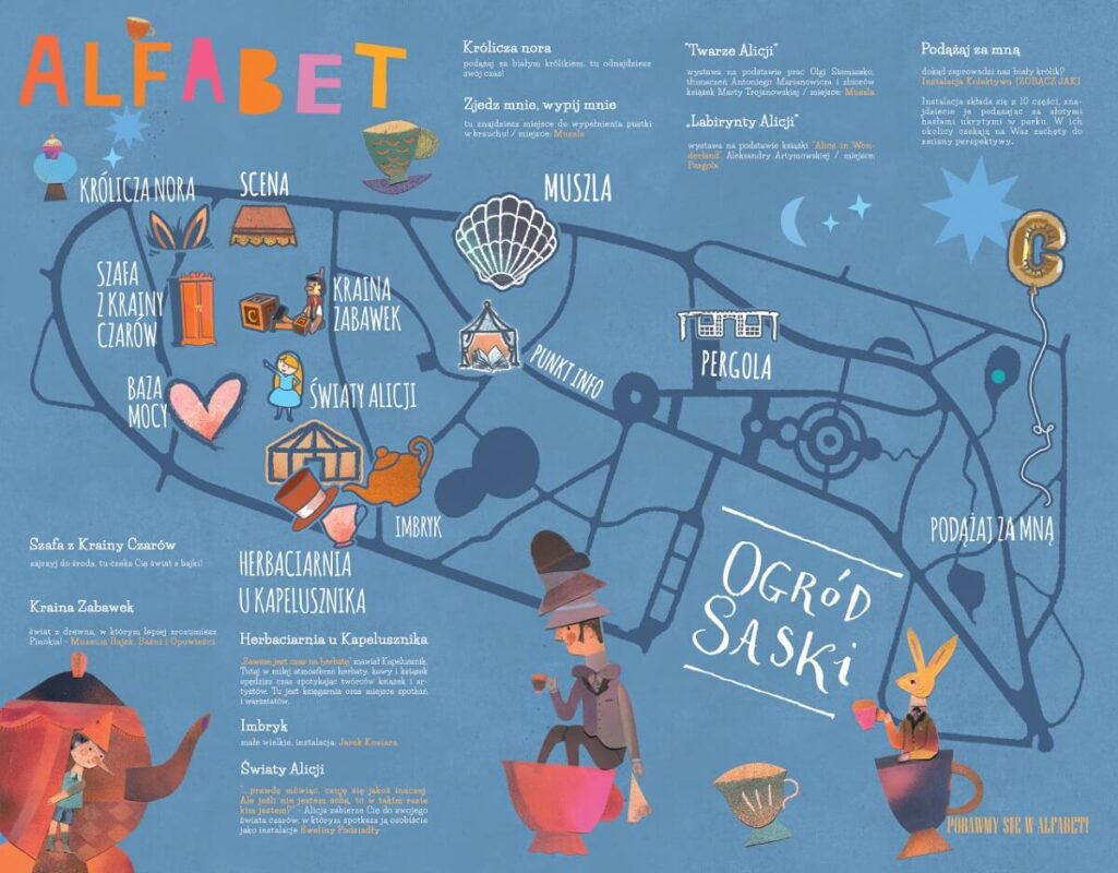 Korowód czarów w dniu dziecka! Lublin zaprasza dzieci i dorosłych do świata magii 3 Mapa festiwalu Alfabet w Lublinie