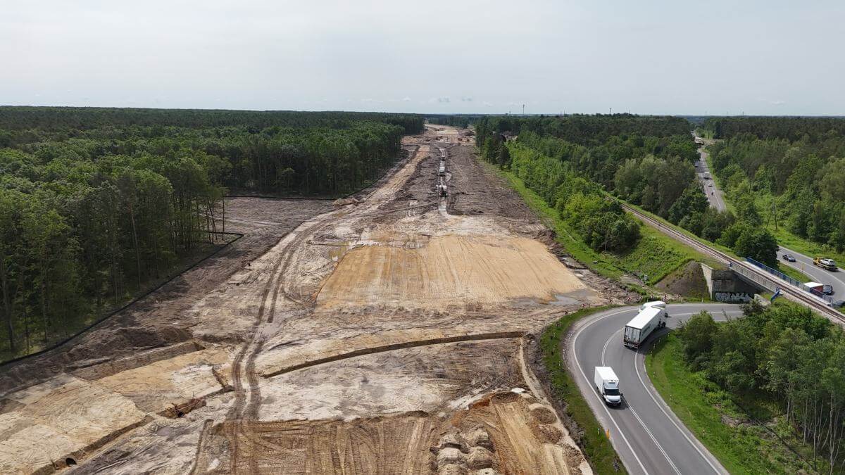 Nowe informacje w sprawie drogi ekspresowej S19 Lublin – Lubartów. (zdjęcia) 5 Postęp prac na budowie trasy S19 Lublin - Lubartów