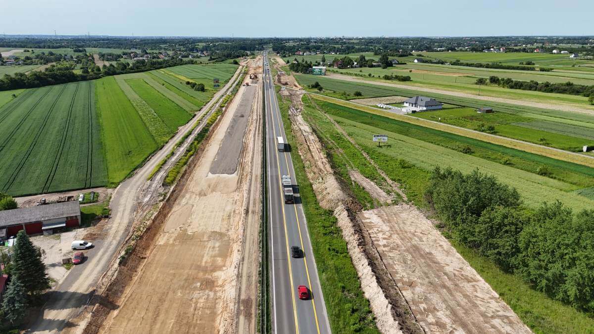 Nowe informacje w sprawie drogi ekspresowej S19 Lublin – Lubartów. (zdjęcia) 1 Postęp prac na budowie trasy S19 Lublin - Lubartów