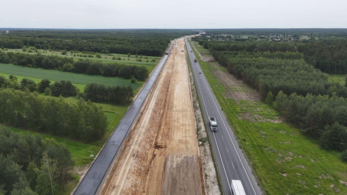 Nowe informacje w sprawie drogi ekspresowej S19 Lublin – Lubartów. (zdjęcia) 5 Postęp prac na budowie trasy S19 Lublin - Lubartów