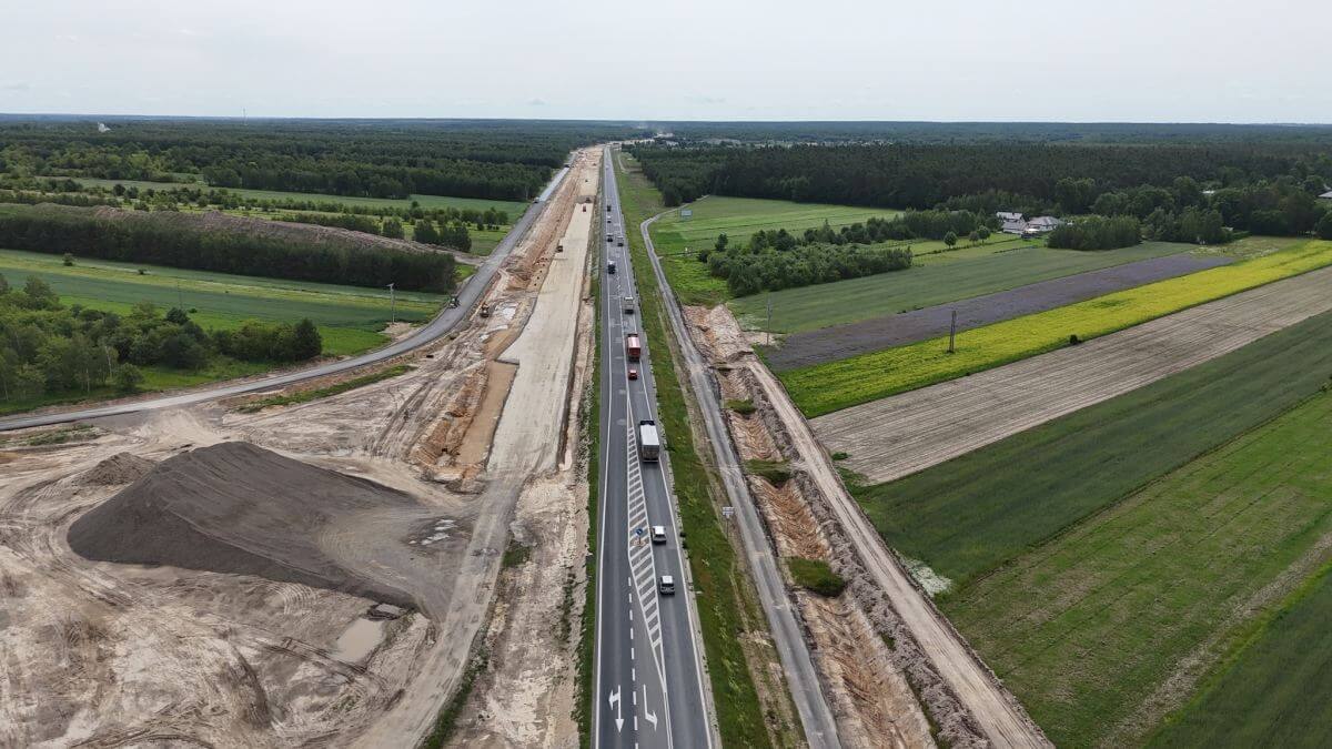 Nowe informacje w sprawie drogi ekspresowej S19 Lublin – Lubartów. (zdjęcia) 3 Postęp prac na budowie trasy S19 Lublin - Lubartów