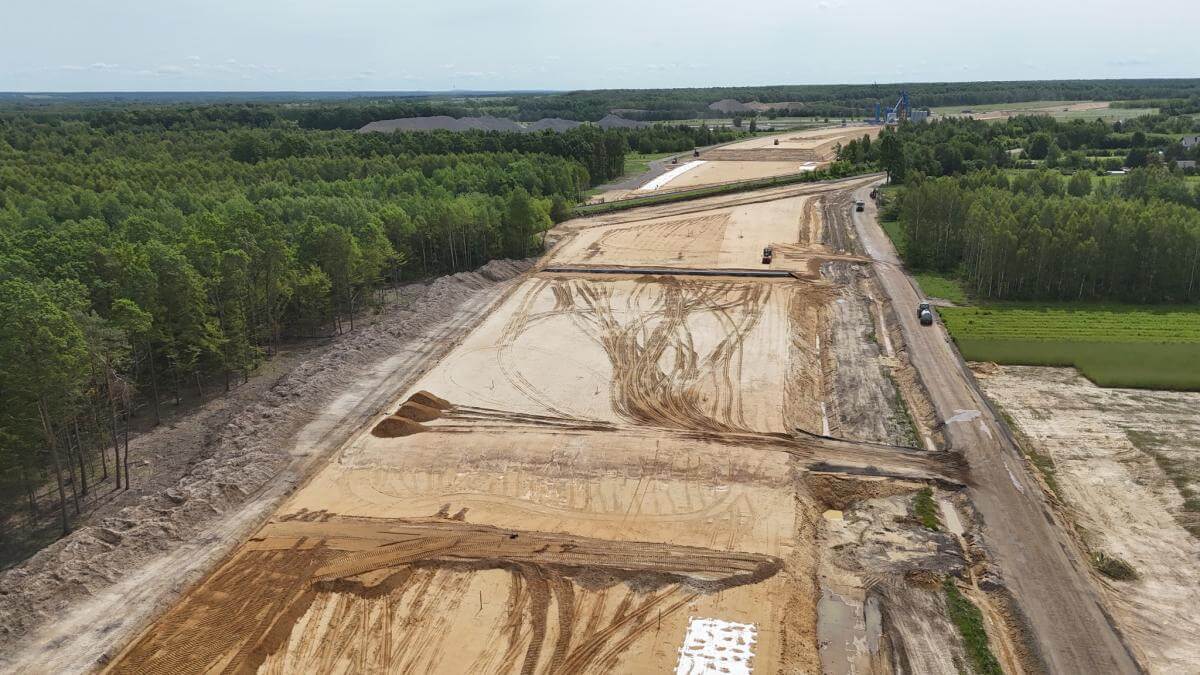 Nowe informacje w sprawie drogi ekspresowej S19 Lublin – Lubartów. (zdjęcia) 2 Postęp prac na budowie trasy S19 Lublin - Lubartów
