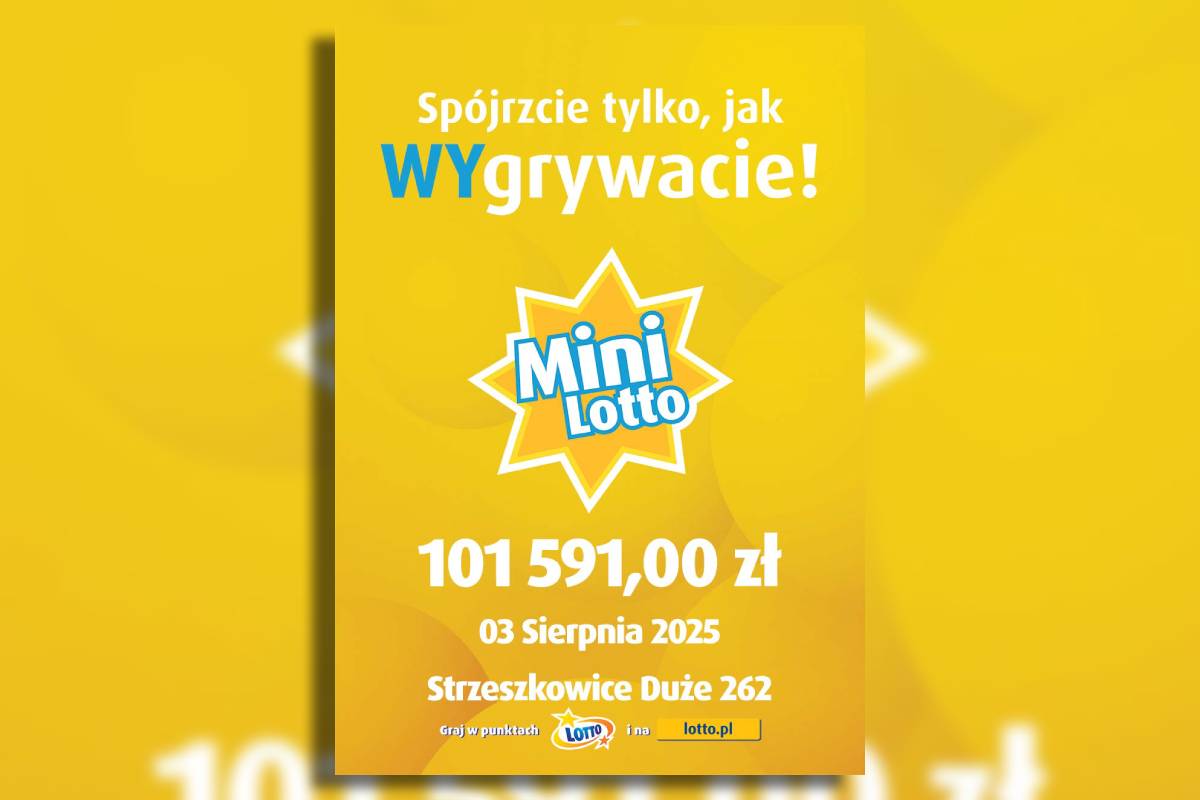 Lubelskie rozdaje szczęście! Dwie wysokie wygrane w Mini Lotto w jeden weekend 2 Wygrana w Mini Lotto w Strzeszkowicach Dużych