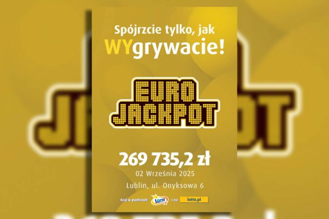 Wygrana Euro Jackpot Lublin 2 wrzesnia 2025 7f70ba56488c