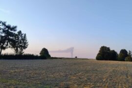 pozar skladowiska odpadow w belzycach dym widoczny z wielu kilometrow fabcf5852ebe
