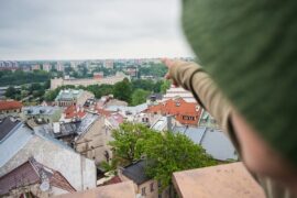 widok na stare miasto i zamek lubelski z wiezy trynitarskiej 7f522f2c7c59