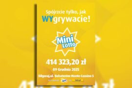 Wygrana w Mini Lotto Bilgoraj 9.12.2025 745c0fb612de