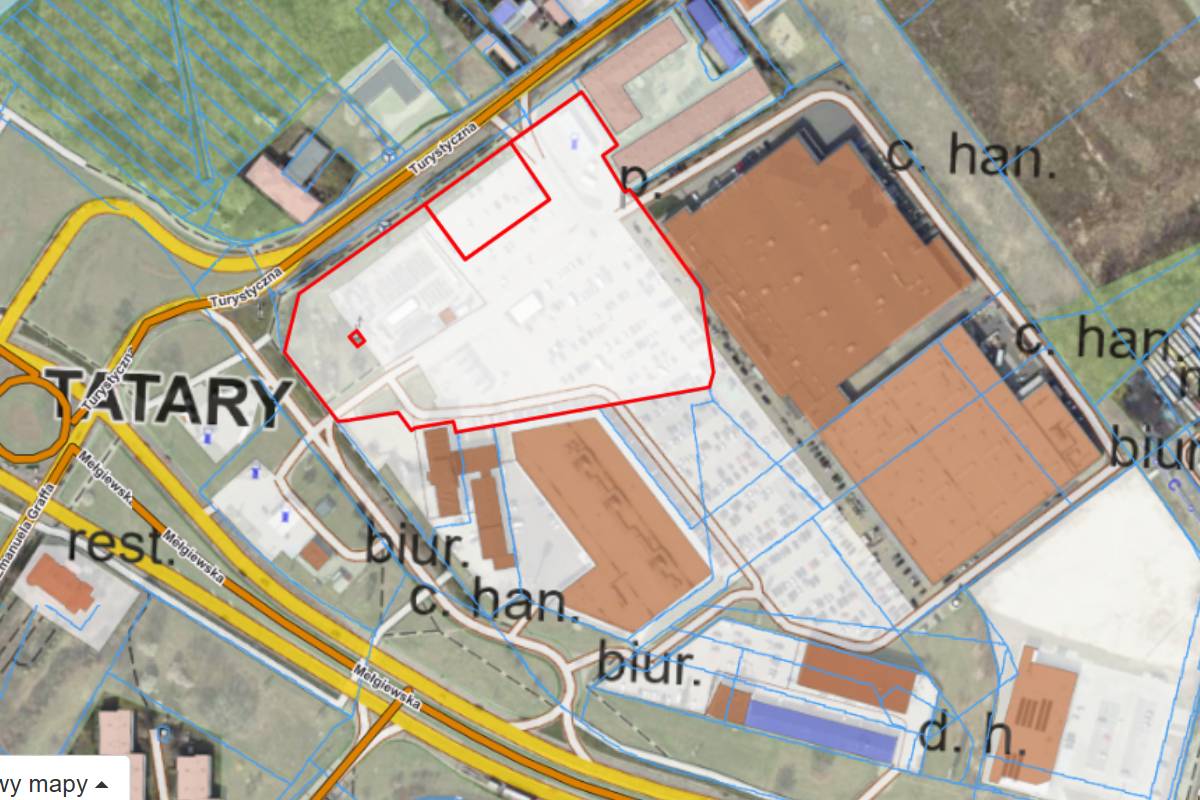Lokalizacja nowej restauracji McDonalds przy ul. Turystycznej w Lublinie