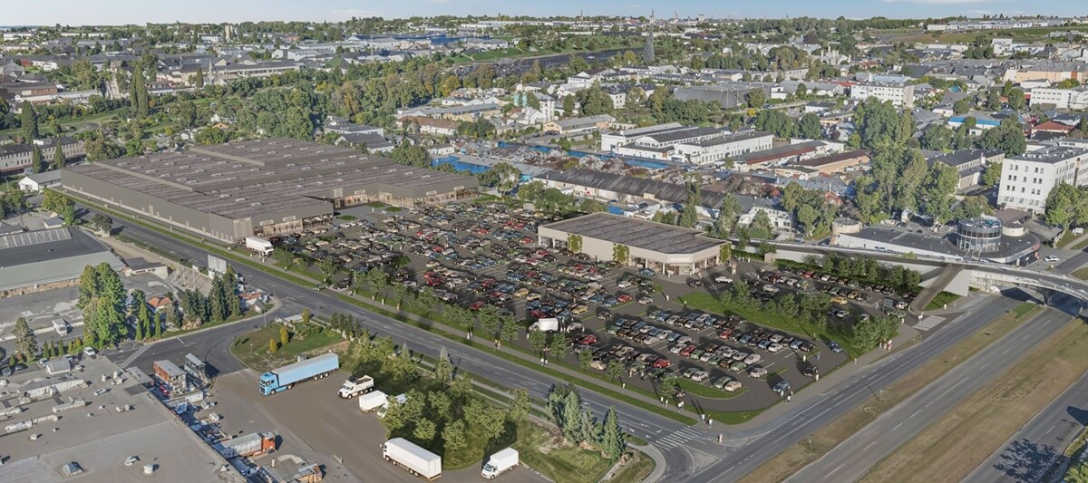 Tak ma wyglądać nowy park handlowy przy al. Witosa