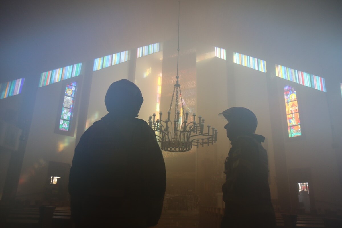 Abp Stanisław Budzik apeluje o pomoc po pożarze kościoła przy ul. Kunickiego. Rusza zbiórka na odbudowę świątyni