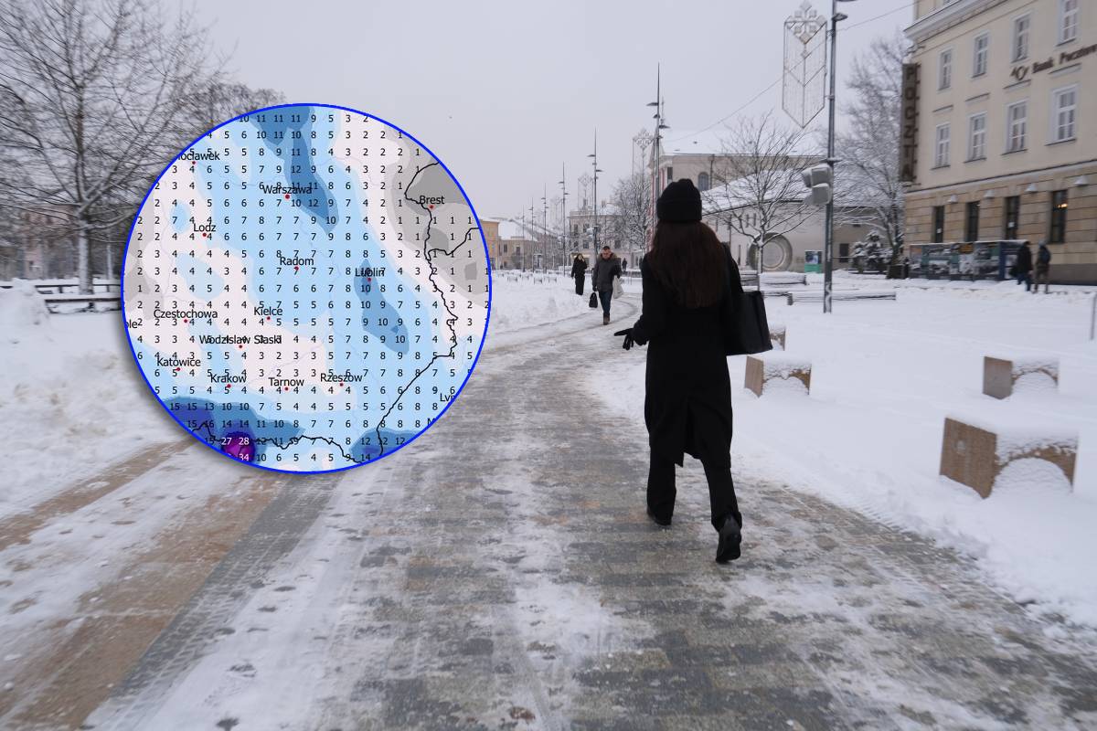 Śnieg wróci jeszcze przed sylwestrem. Prawdziwa zima coraz bliżej Lubelszczyzny, spadnie choćby 10 cm śniegu