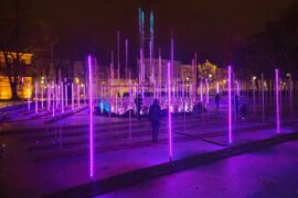 zimowa iluminacja fontanny na placu litewskim 5ca15e33b5f3