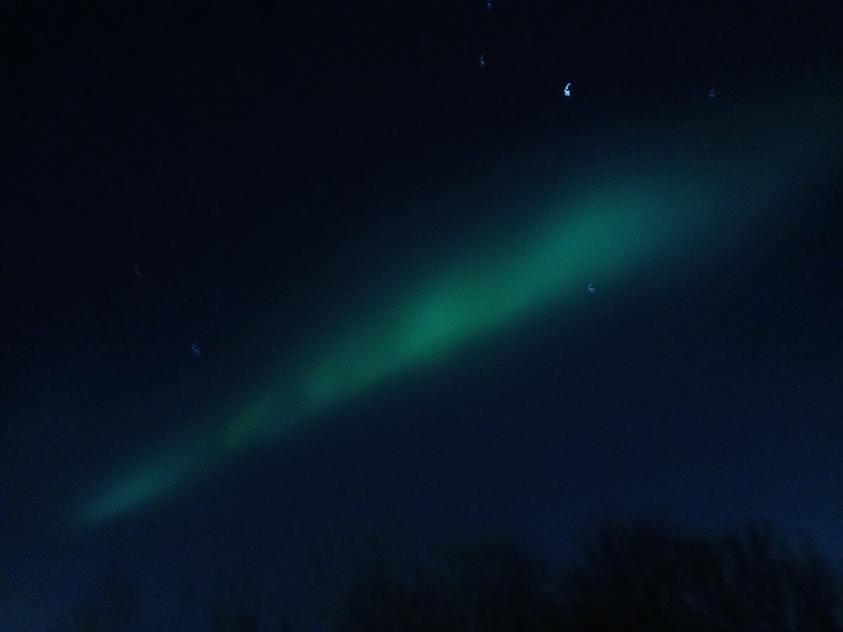 Zorza polarna nad województwem lubelskim, 19.01.2026