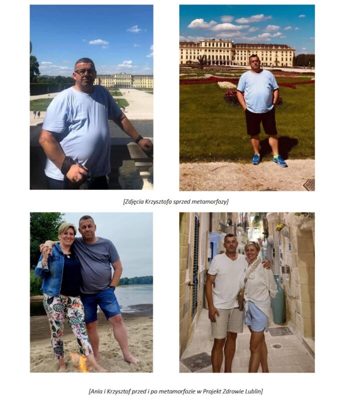 Ania i Krzysztof przed i po metamorfozie w Projekt Zdrowie Lublin c9e0c6268e40