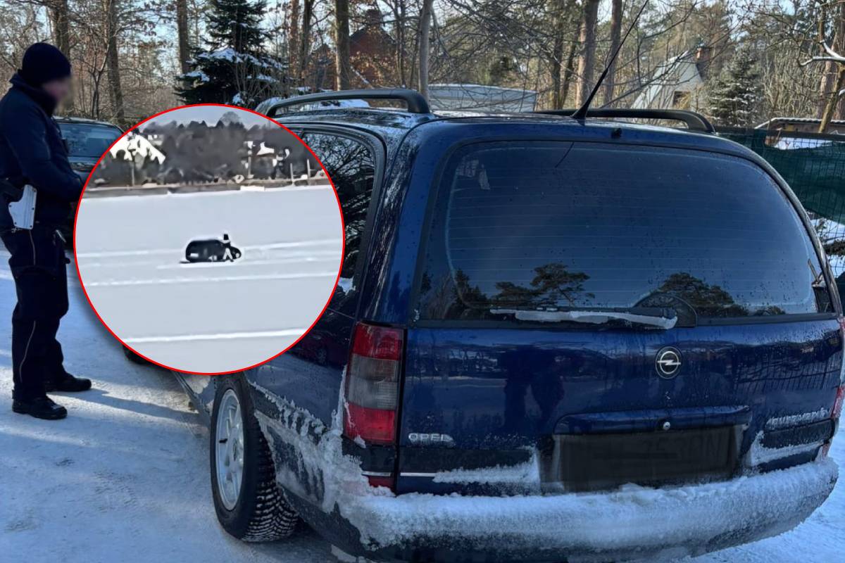 Driftował autem po zamarzniętym Zalewie Zemborzyckim. Policja zatrzymała 41-latka z Lublina