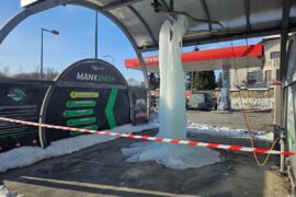 lodowa kolumna na myjni bezdotykowej w lublinie d6d1f6432f8b