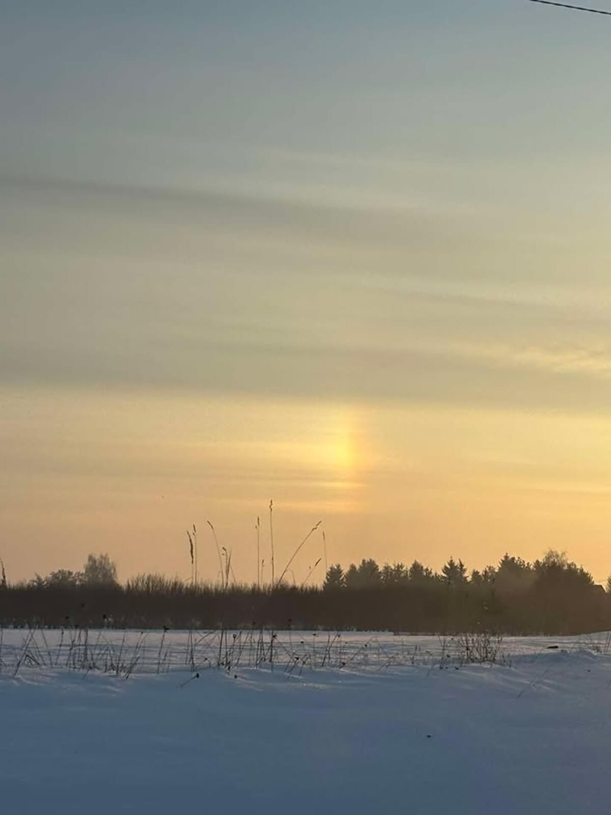 Zjawisko słońca pobocznego zaobserwowane nad Lubelszczyzną