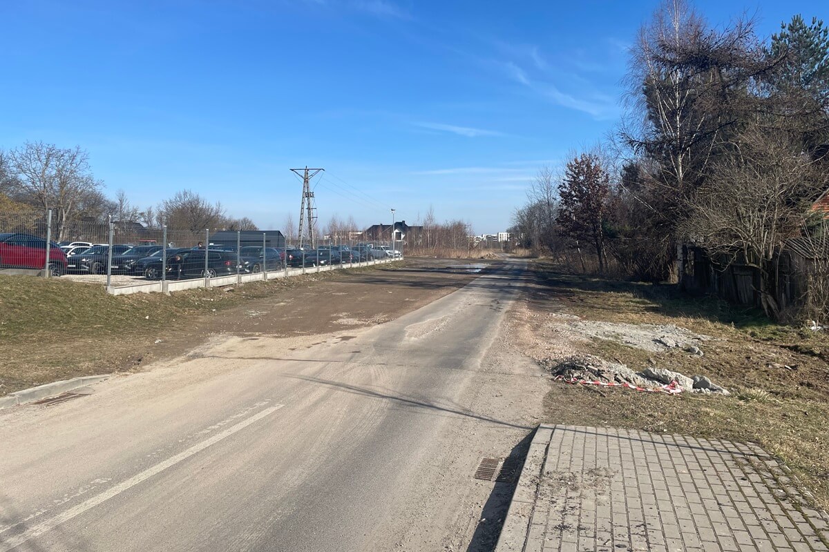 Nowy asfalt na ul. Wróbla