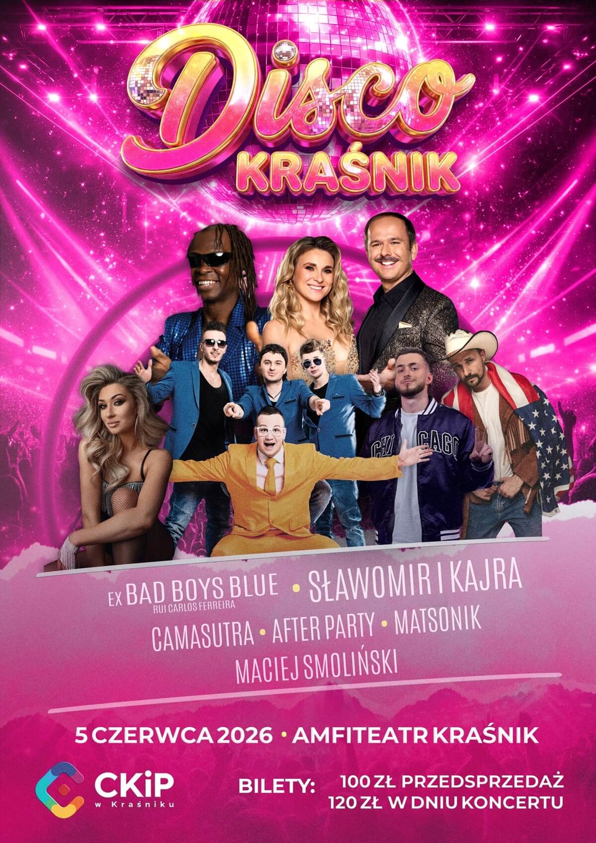 Gala Disco Kraśnik powraca po kilku latach! Sławomir, Bad Boys Blue i disco polo pod gołym niebem