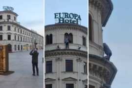 malowal rame okna na trzecim pietrze bez zabezpieczen d33e3675a113