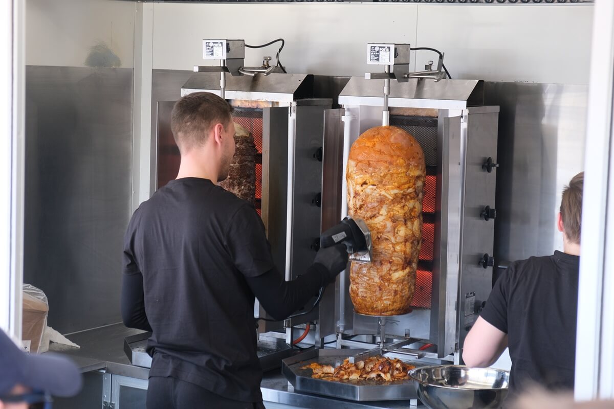 Otwarcie Kreuzberg Kraft Kebap w Lublinie przy Skende / Ikea