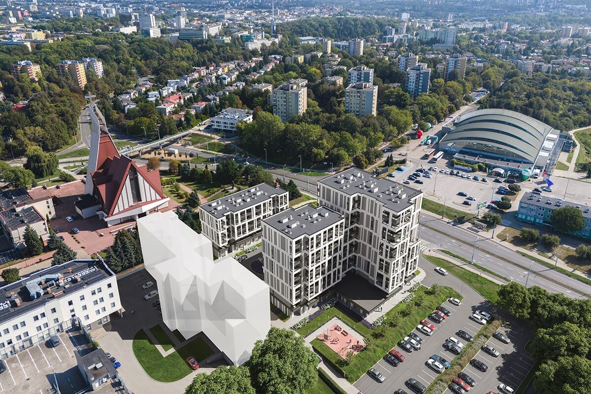 Wizualizacja osiedla Panorama Zana przy ul. Filaretów