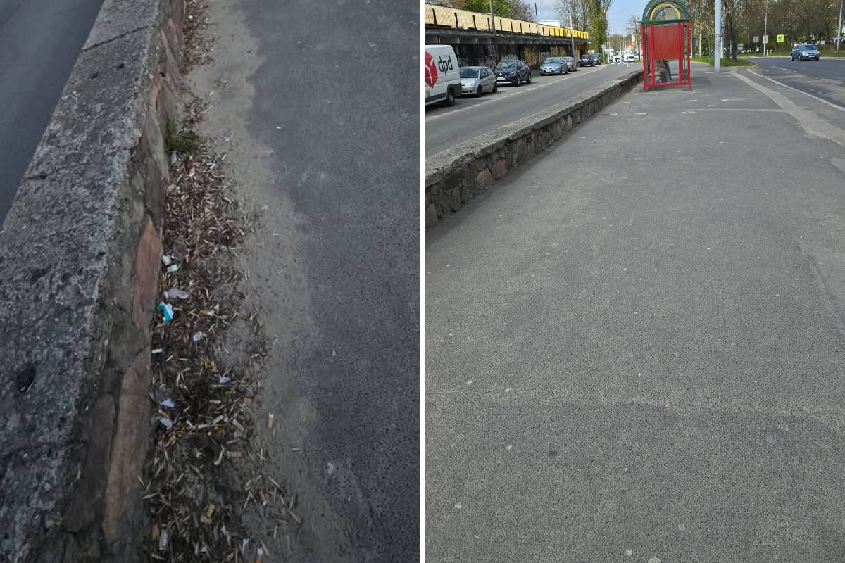 Pety i butelki zniknęły z al. Andersa. Błyskawiczna reakcja służb po zgłoszeniu od naszego czytelnika