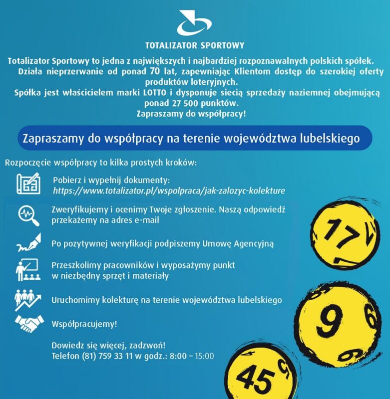Współpraca z Totalizatorem Sportowym