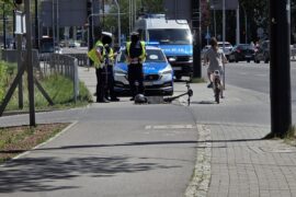 wypadek na ul fabrycznej z udzialem hulajnogi 5b51e1f448dd