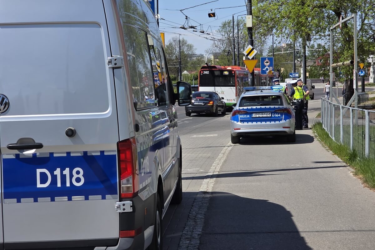 Wypadek na ul. Fabrycznej z udziałem hulajnogi