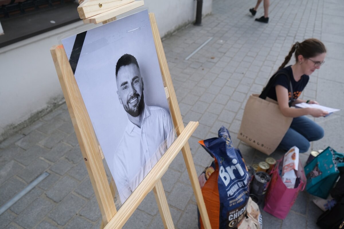 Zbiórka karmy dla zwierząt w Lublinie ku pamięci Łukasza Litewki