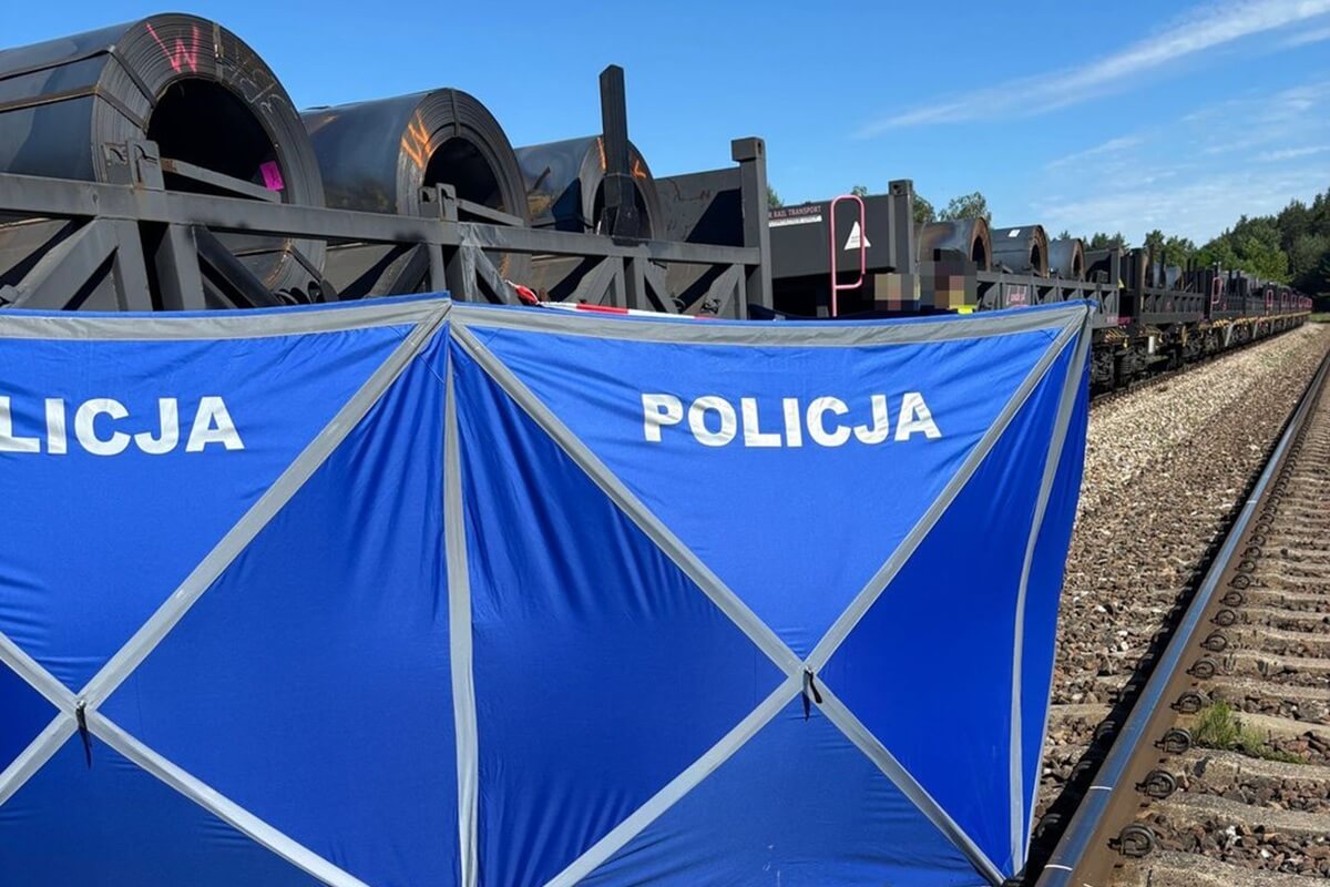 Leżał na torowisku i nie reagował na sygnały. Nie żyje 35-letni mieszkaniec Lublina