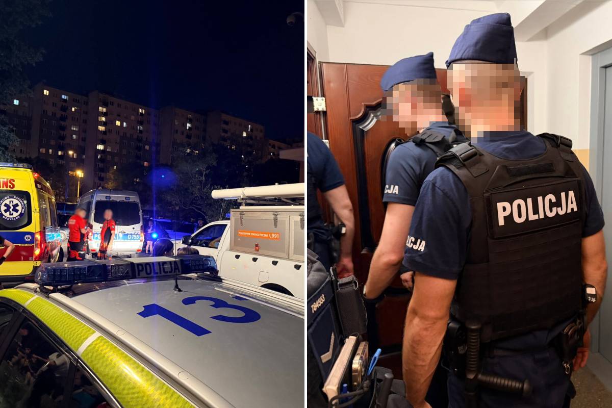 Akcja kontrterrorystów przy ul. Koryznowej. Obezwładnili uzbrojonego 58-latka, groził odebraniem sobie życia