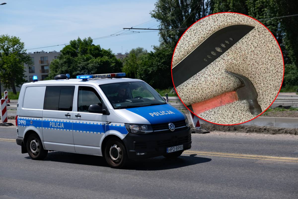 Biegał z maczetą i młotkiem po Willowej, niszczył zaparkowane auta. 24-latek w rękach lubelskiej policji