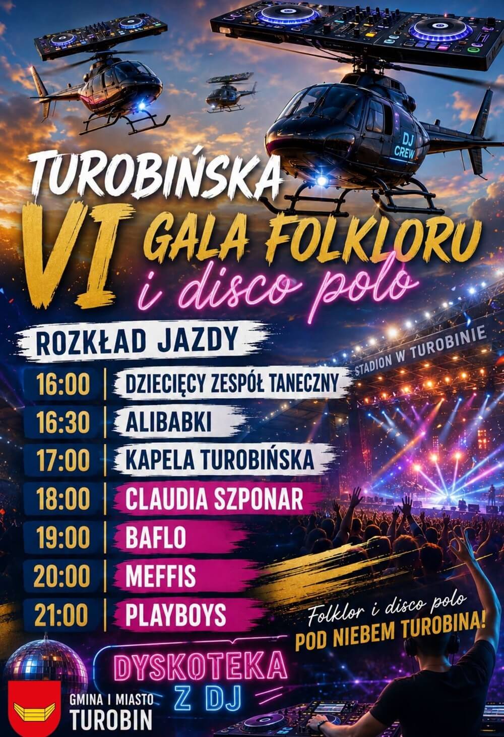 VI Turobińska Gala Folkloru i Disco Polo w Turobinie 2026