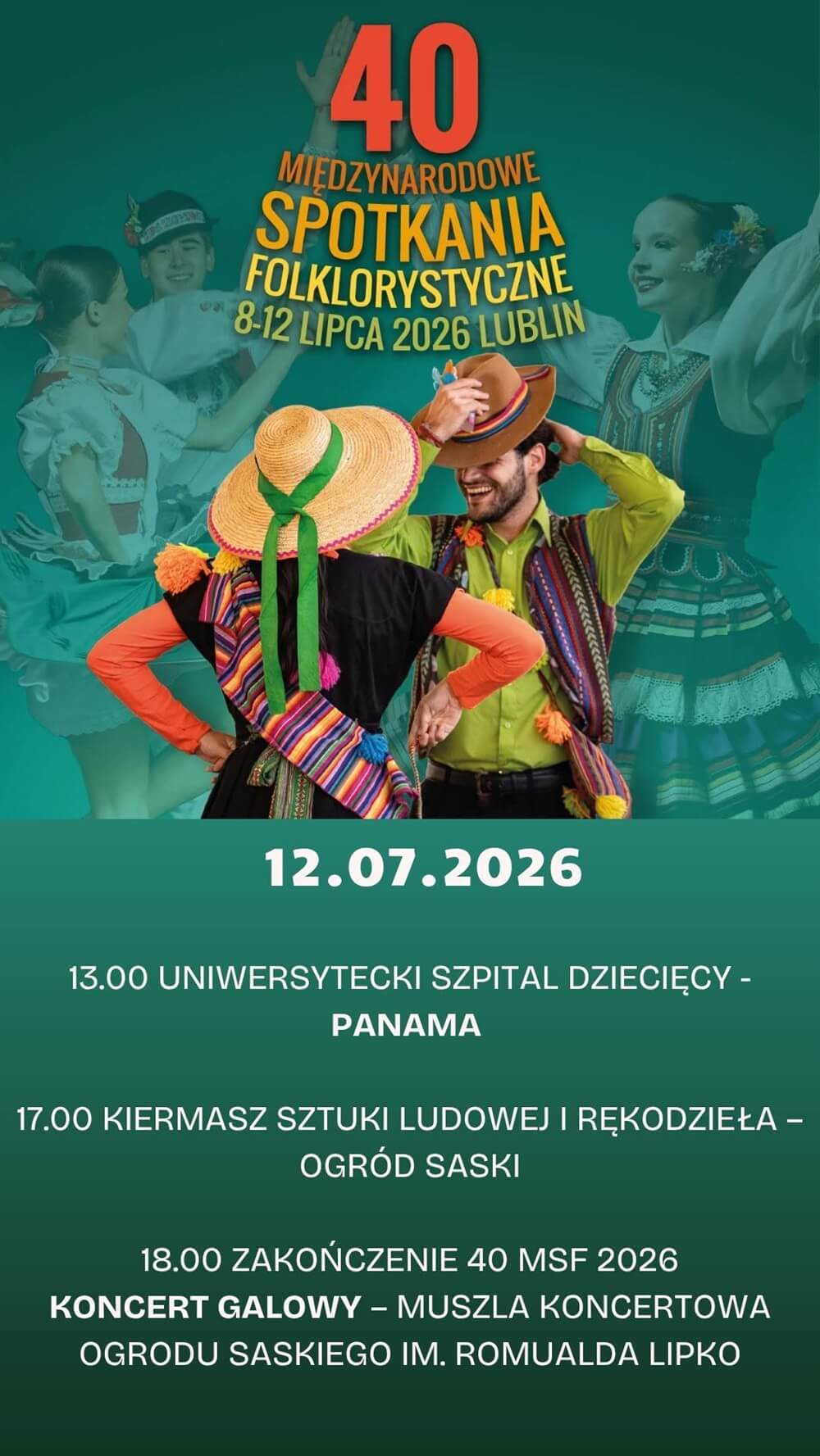 40. Spotkania Folklorystyczne w Lublinie 2026