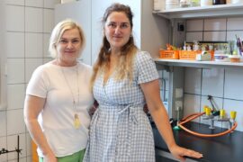 Dr Sara Janowska i prof. Monika Wujec z UMLUB 2a0a8f9483ef