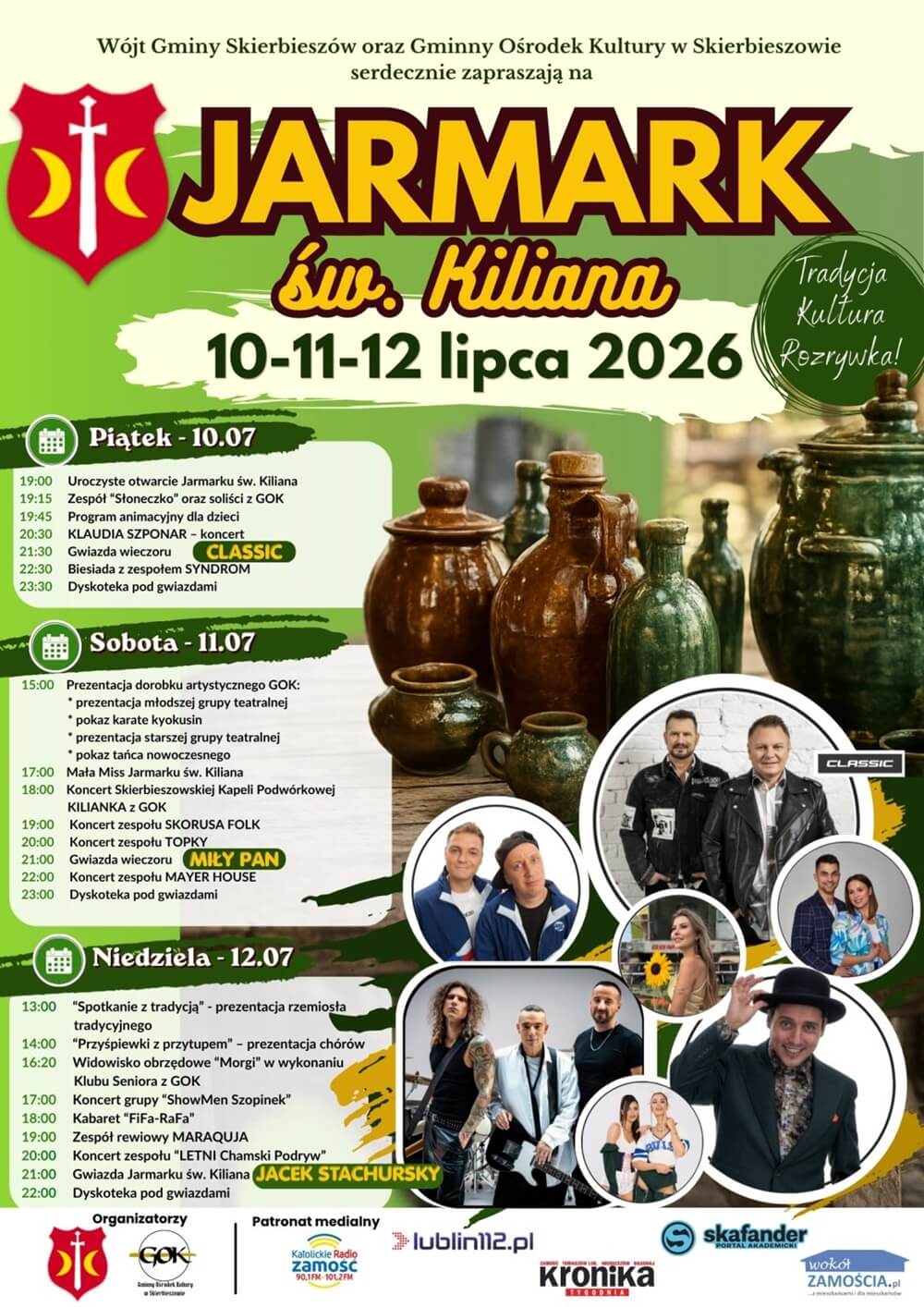 Jarmark św. Kiliana w Skierbieszowie 2026