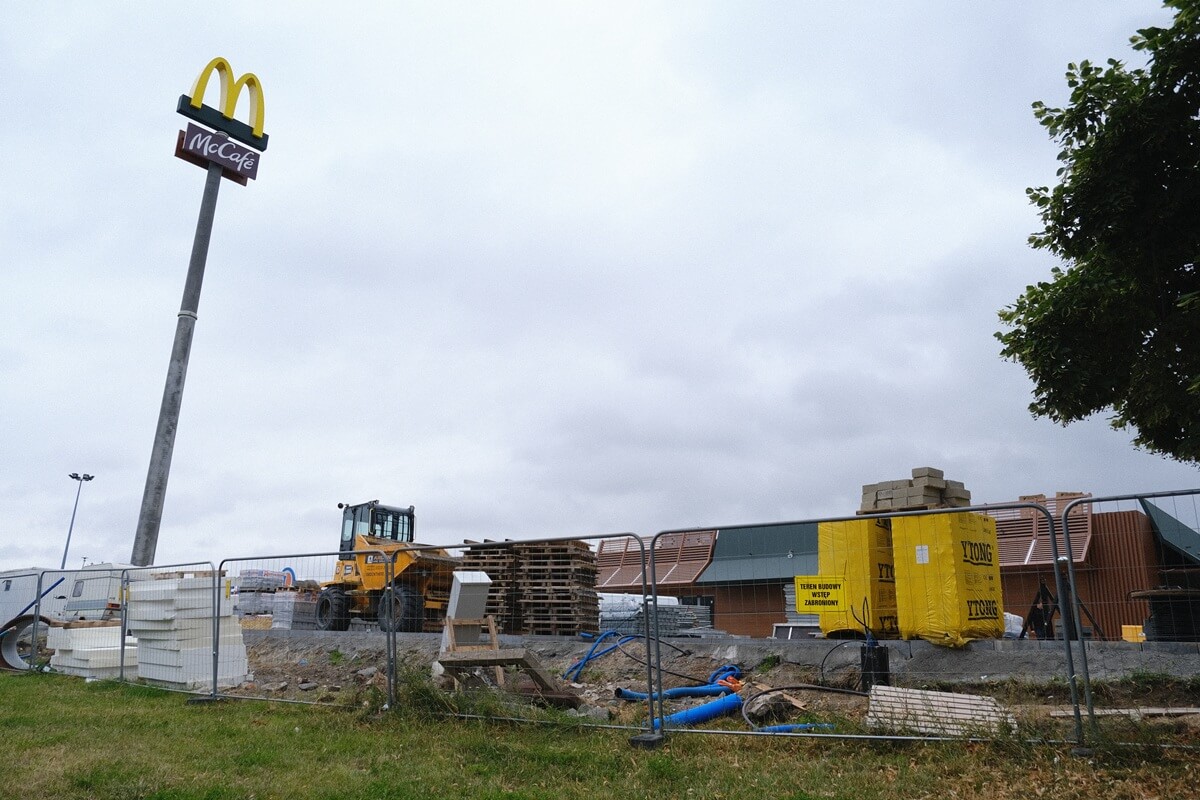 Nowy McDonald’s w Lublinie coraz bliżej. Restauracja ruszy jeszcze przed końcem wakacji [ZDJĘCIA]