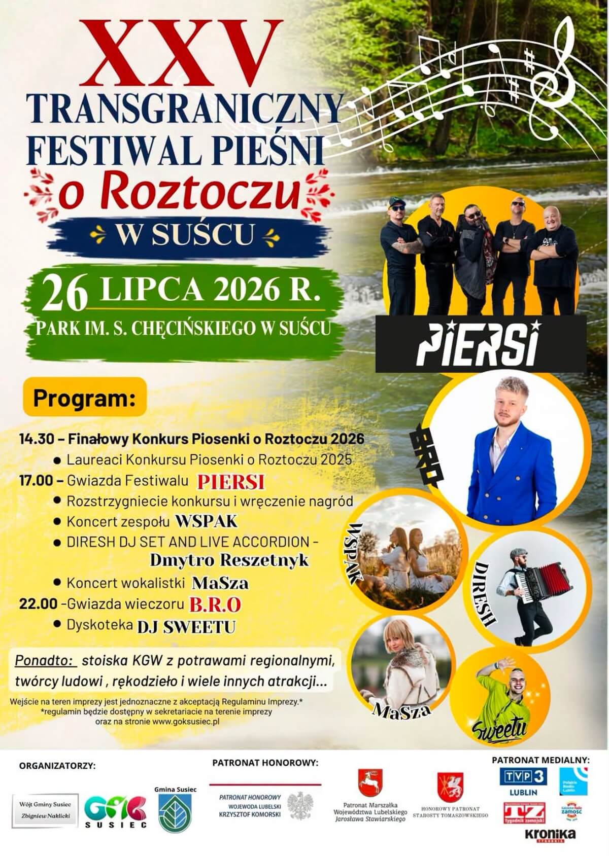 Co robić w weekend 25-26 lipca w województwie lubelskim? Wydarzenia, koncerty i imprezy w regionie 2 Transgeniczny Festiwal Pieśni o Roztoczu w Suścu