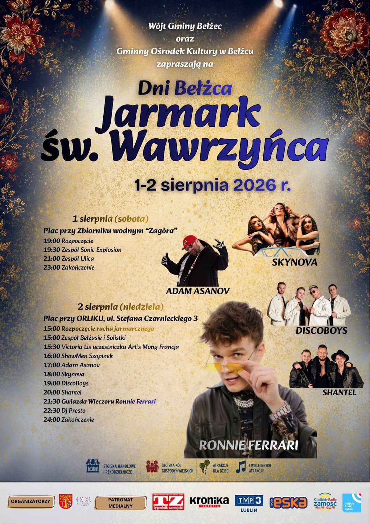 Imprezy w weekend 1-2 sierpnia w Lublinie i województwie lubelskim. Koncerty, jarmarki, wystawa koni, święto bobu 4 Jarmark św. Wawrzyńca 2026