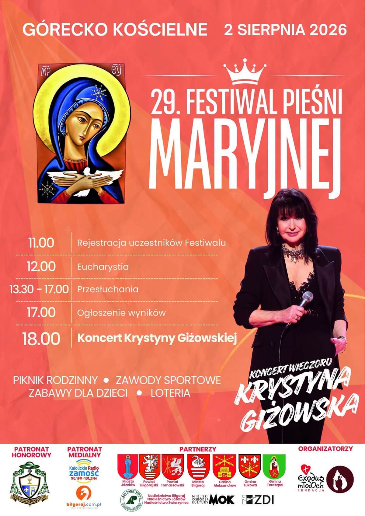 Imprezy w weekend 1-2 sierpnia w Lublinie i województwie lubelskim. Koncerty, jarmarki, wystawa koni, święto bobu 11 29. Festiwal Pieśni Maryjnej