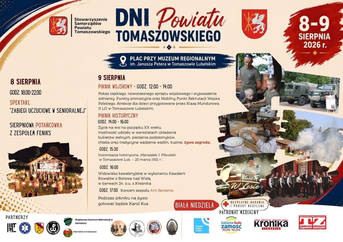 Wydarzenia w weekend 8-9 sierpnia. Koncerty, festiwale i pikniki w województwie lubelskim
