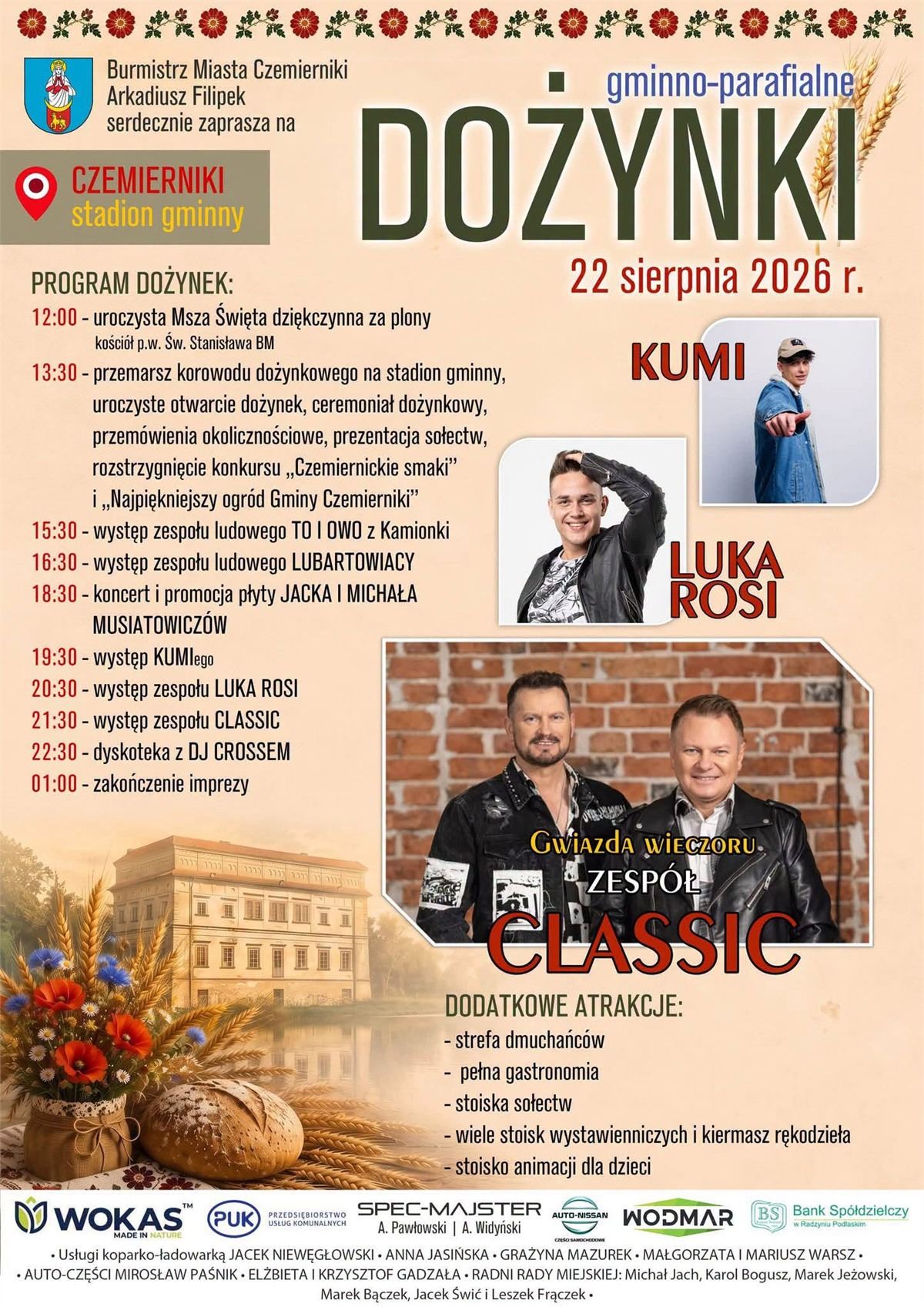 Dożynki Czemierniki 2026