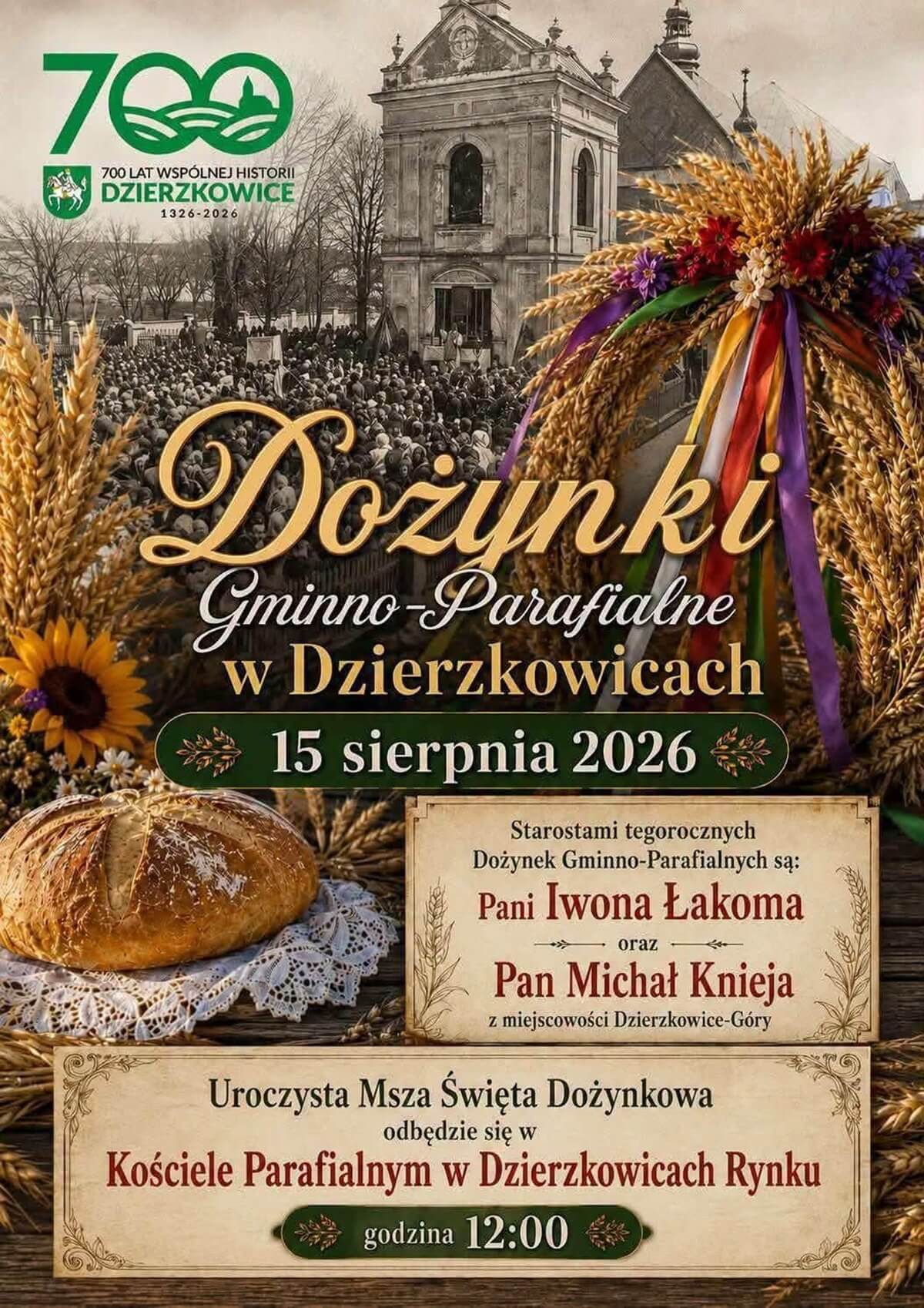Dożynki w Dzierzkowicach 2026