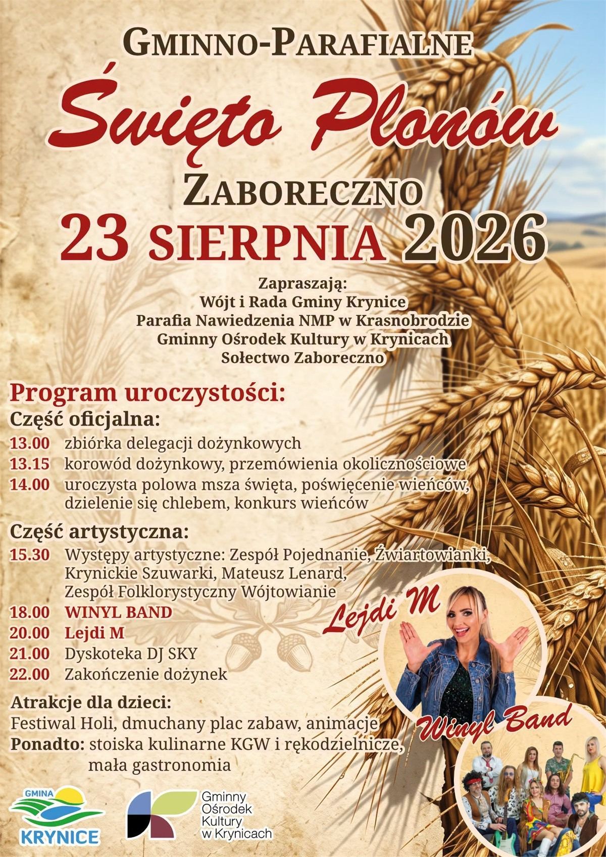 Dożynki Zaboreczno 2026