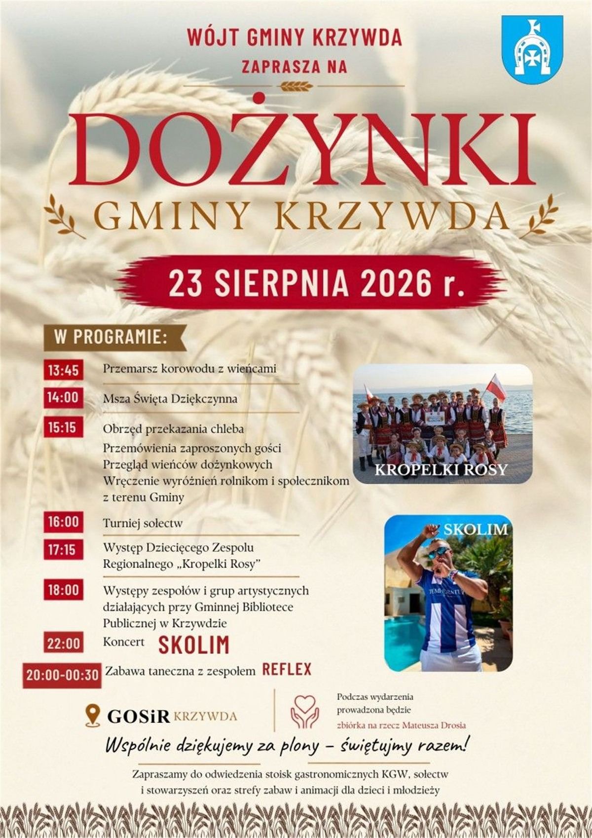 Dożynki Krzywda 2026
